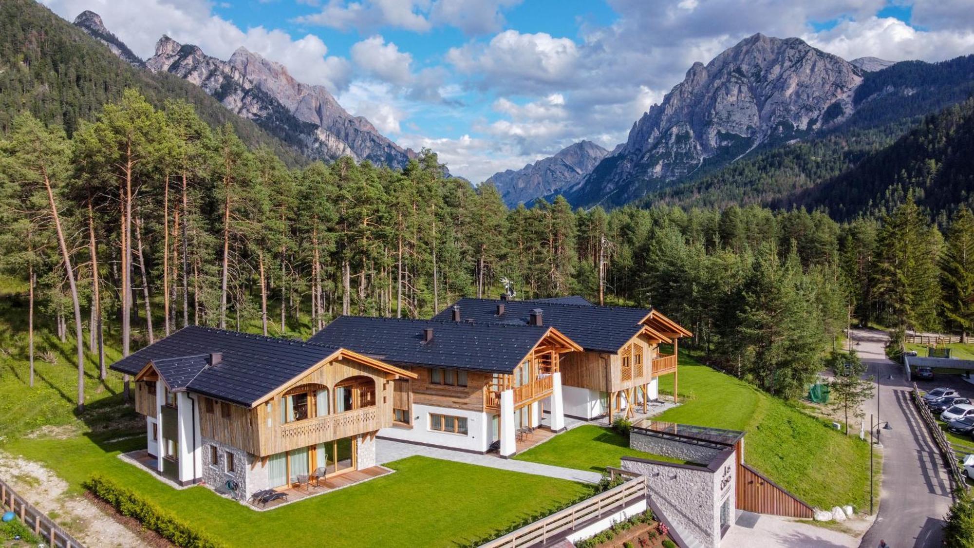 Les Ciases Chalets Dolomites Сан Вигилио ди Маребе Екстериор снимка